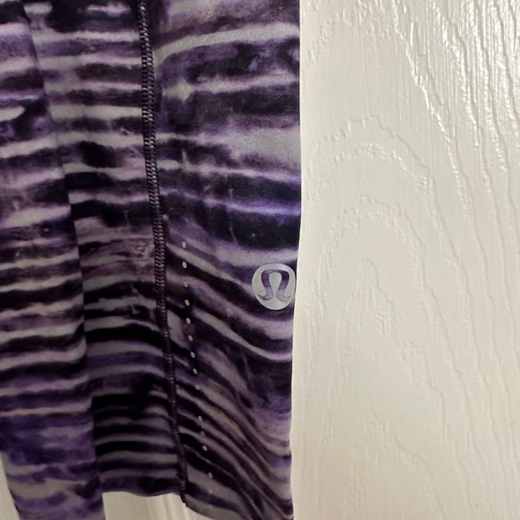 Lululemon Fast & Free Crop Purple Leggings Size 10 - Picture 7 of 7